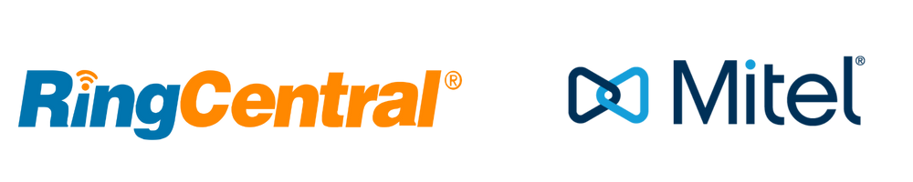 ringcentral and mitel logos